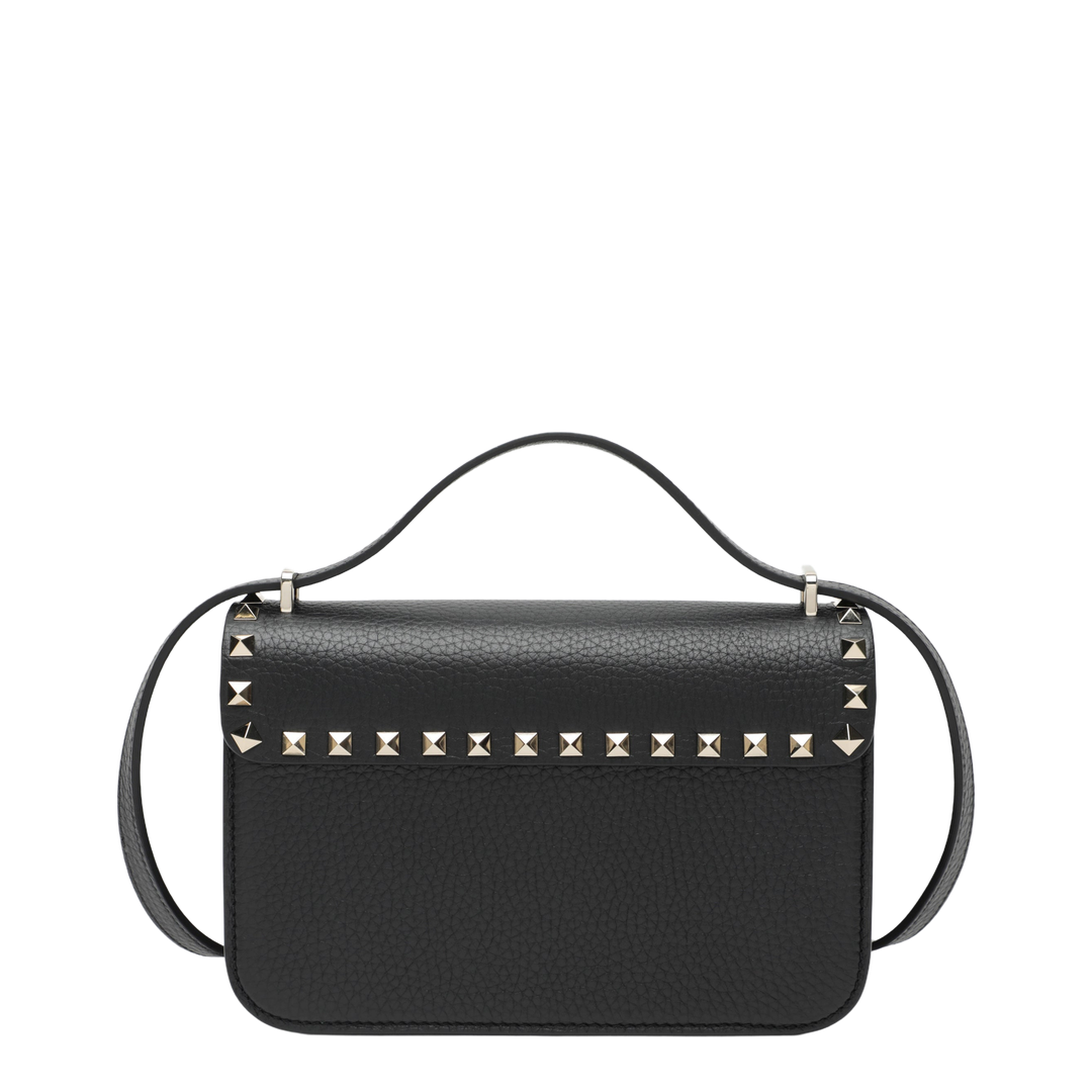 MAYFEYR - Valentino - Rockstud Crossbody Bag In Calfskin Leather - 9W2B0T76VSF0NO
