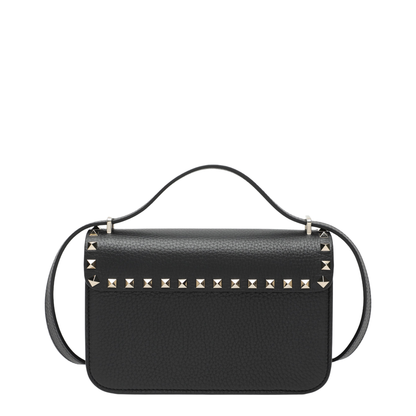 MAYFEYR - Valentino - Rockstud Crossbody Bag In Calfskin Leather - 9W2B0T76VSF0NO