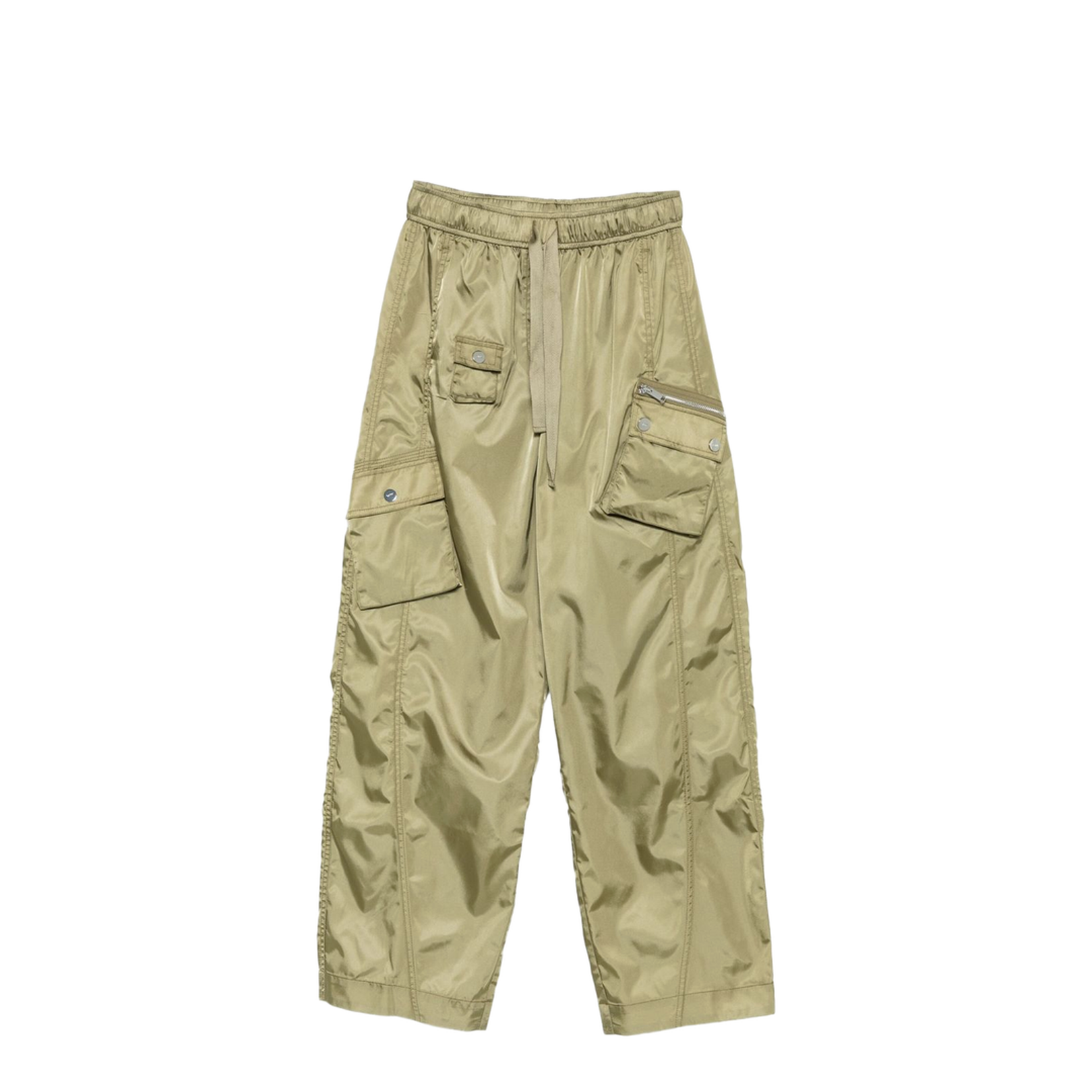 Nylon Oversize Trousers