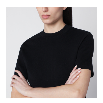 MAYFEYR - Entire Studios - Black Cotton T Shirt - ESSS26PO02012CO0015