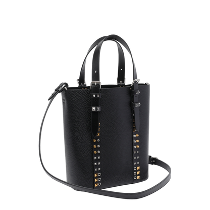 MAYFEYR - Valentino - Leather Shoulder Bag With Iconic Studs - B0S86ZGS0NO