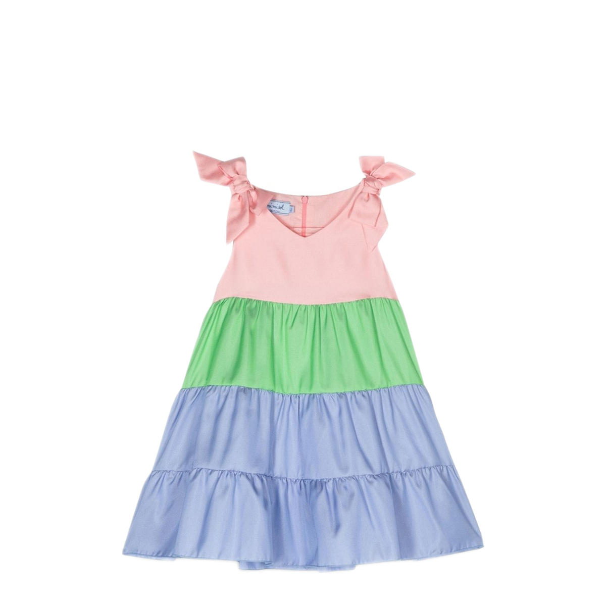 MAYFEYR - MIMISOL - Multicolor Satin Dress - MFAB552KTS0573MLT