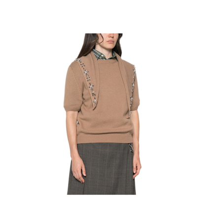MAYFEYR - Prada - Sweaters Camel - P24D3G17E2F0040