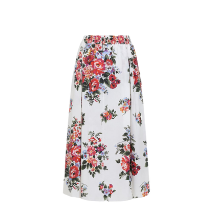 Long Skirt with a Floral Print