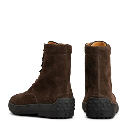 MAYFEYR - TOD`S - Suede Gommino Combat Boots - XXM84L0GK50RE0S800