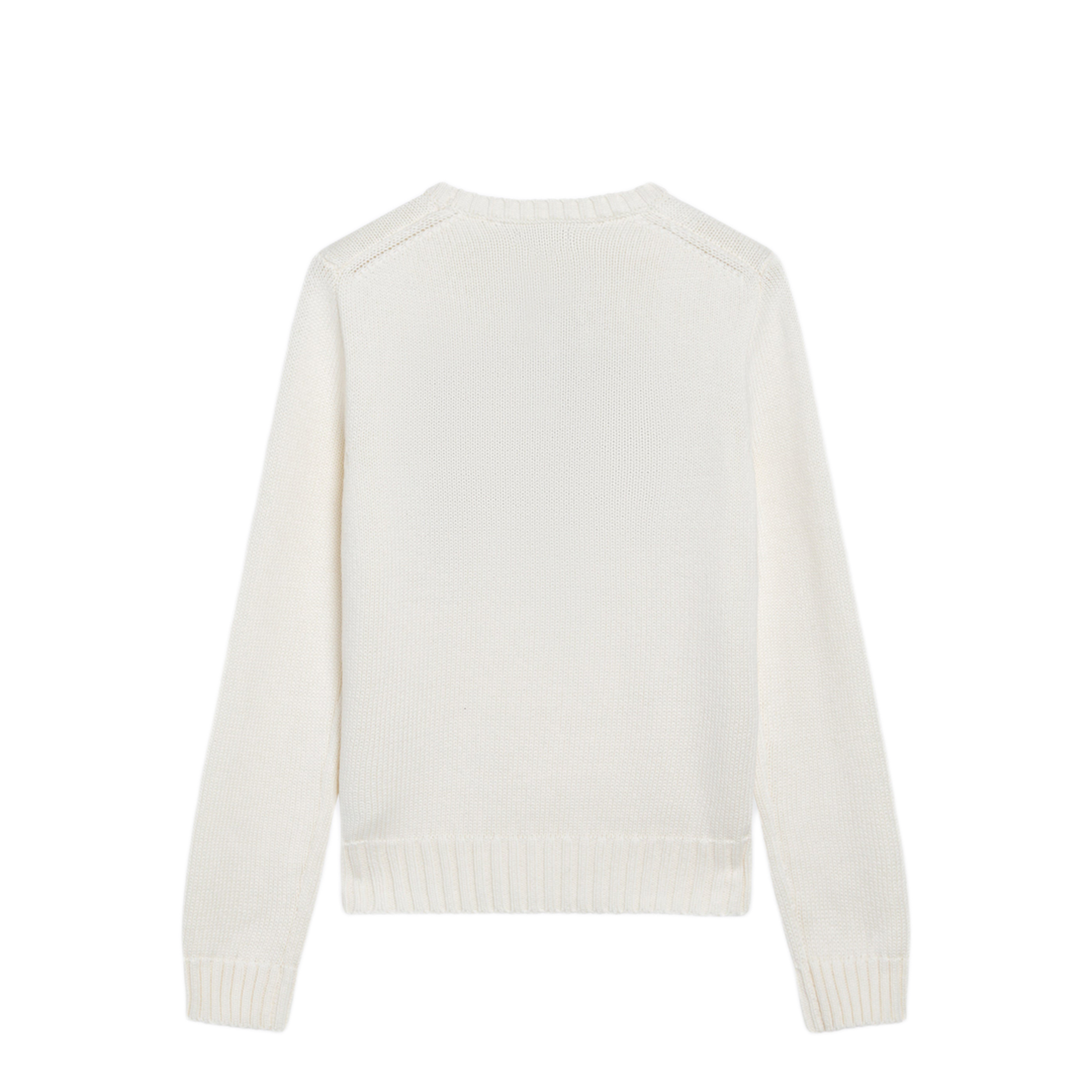 MAYFEYR - Polo Ralph Lauren - Cream Sweater With Flag Motif - 211896939002COCR