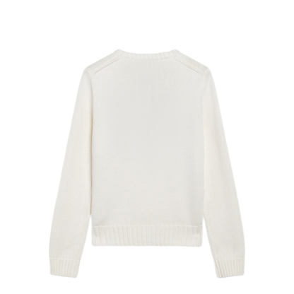 MAYFEYR - Polo Ralph Lauren - Cream Sweater With Flag Motif - 211896939002COCR