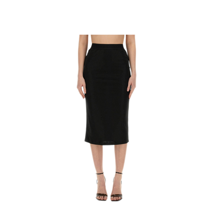 MAYFEYR - VERSACE JEANS COUTURE - Crystal Skirt - 76HAE8B6J0124899