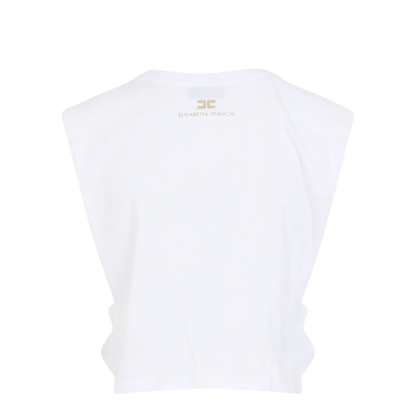 MAYFEYR - Elisabetta Franchi - Top White - MA01161E2270