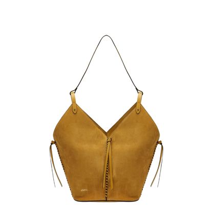Tampa Bag in Saffron Suede Leather
