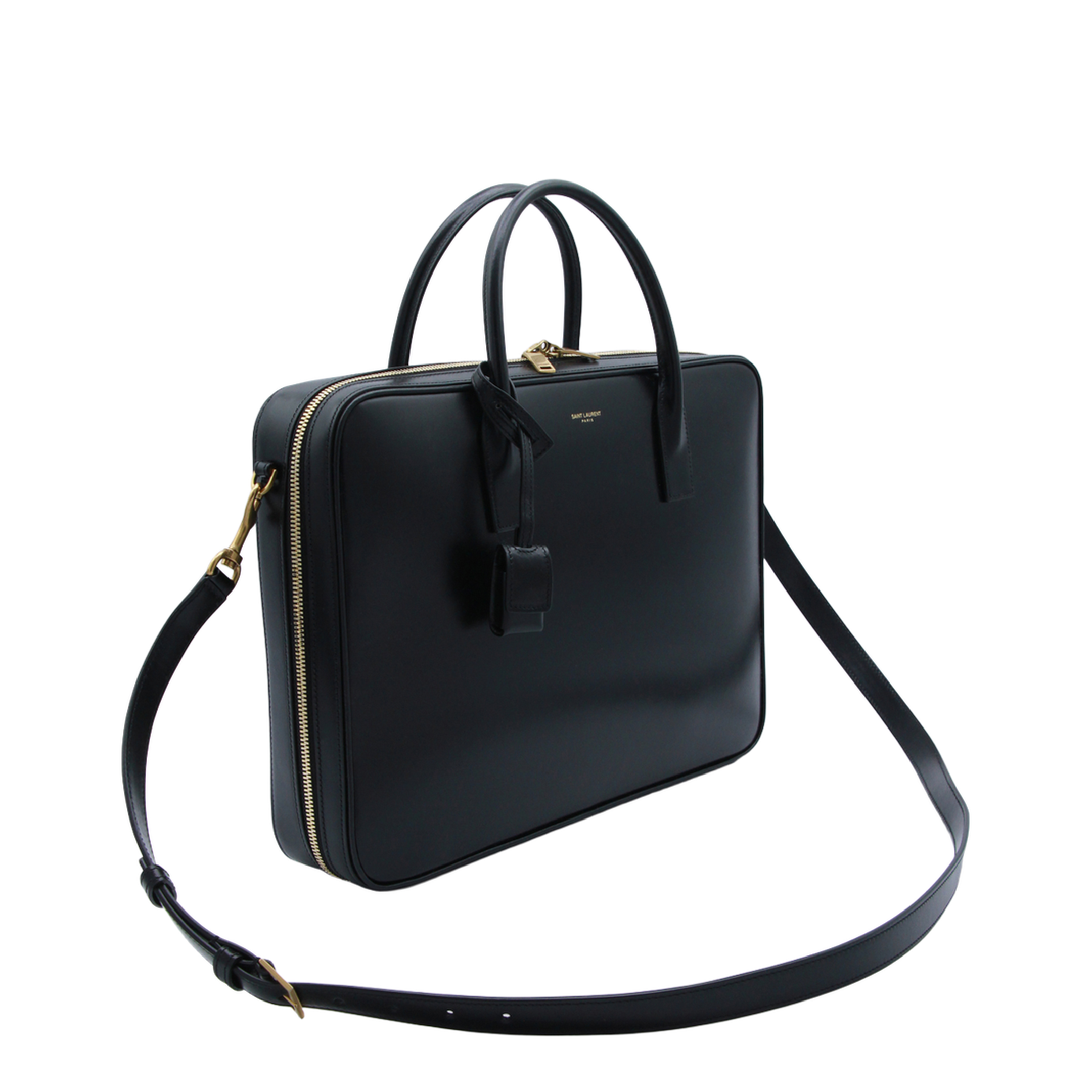 Sac de Jour Large Calfskin Bowler Bag - Black