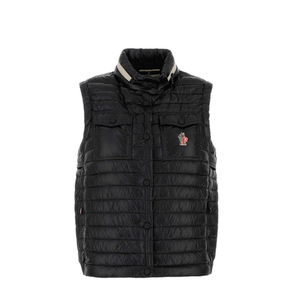 Black Nylon Gumiane Down Jacket