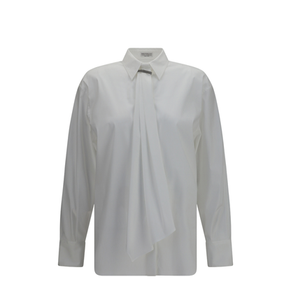 MAYFEYR - Brunello Cucinelli - Shirt With Monili Embellishment - MP091M2F06
