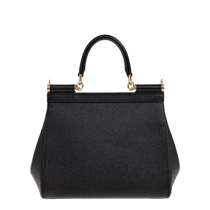 Medium Sicily Handbag in Black