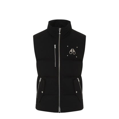MAYFEYR - Moose Knuckles - Westmount Black Cotton Vest - M34MV474292