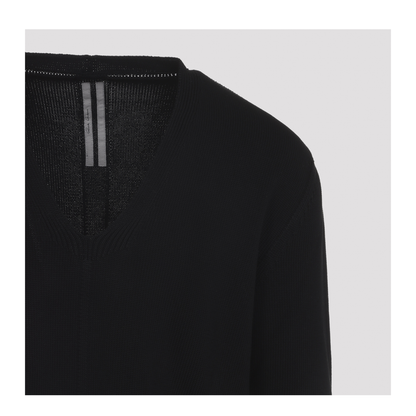MAYFEYR - Rick Owens - Oversized Extreme V-Neck Pullover - RU01F2610KBC