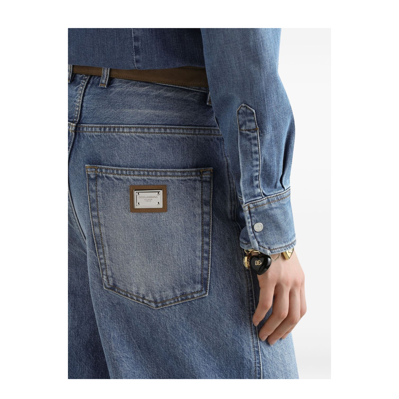 5-pocket denim trousers