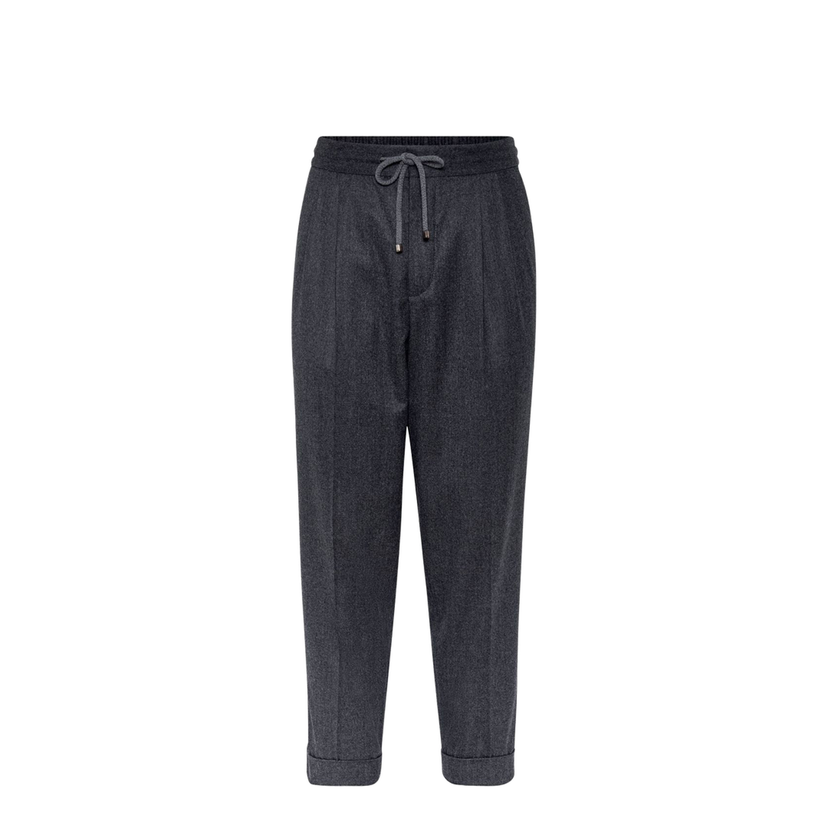 Grey Virgin Wool Trousers