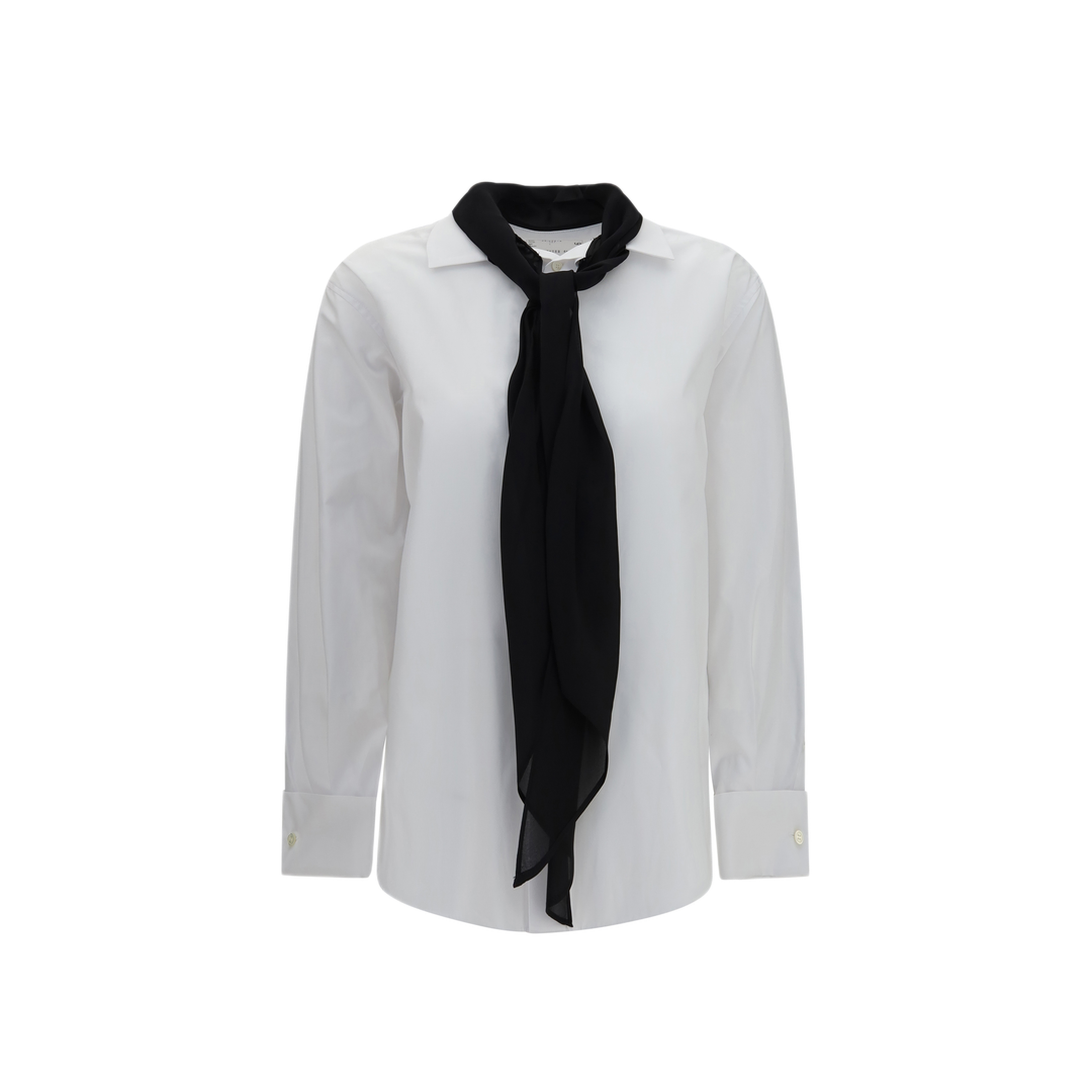MAYFEYR - Sacai - Cotton Poplin Scarf Shirt - 2608616151
