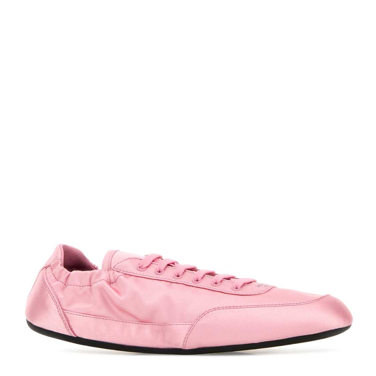 MAYFEYR - Prada - Pink Satin Collapse Sneakers - 1E959NFB0052ALFF0442