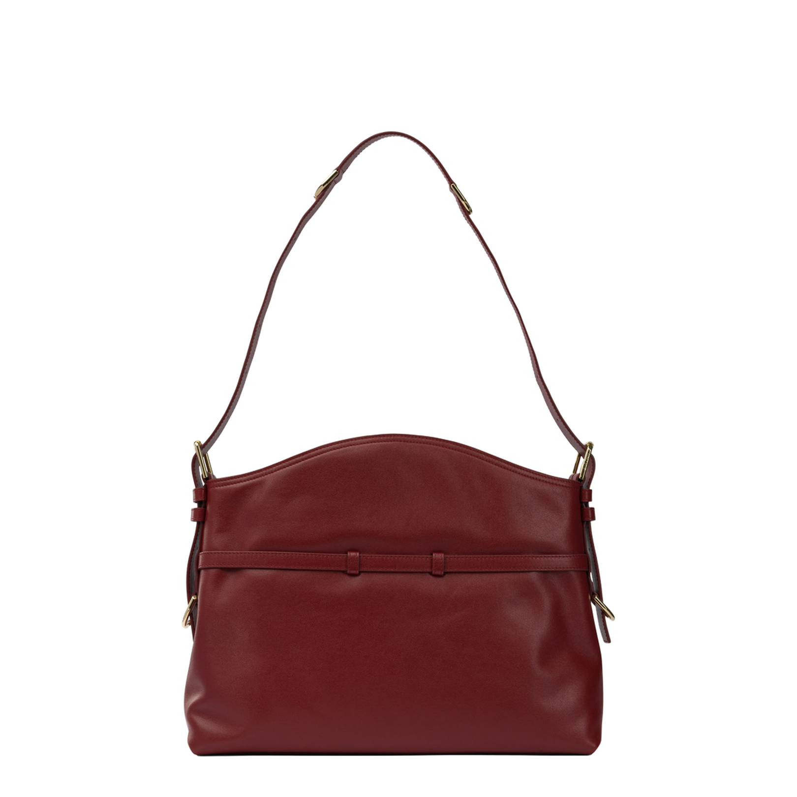 Medium Voyou Bag in Shiny Leather