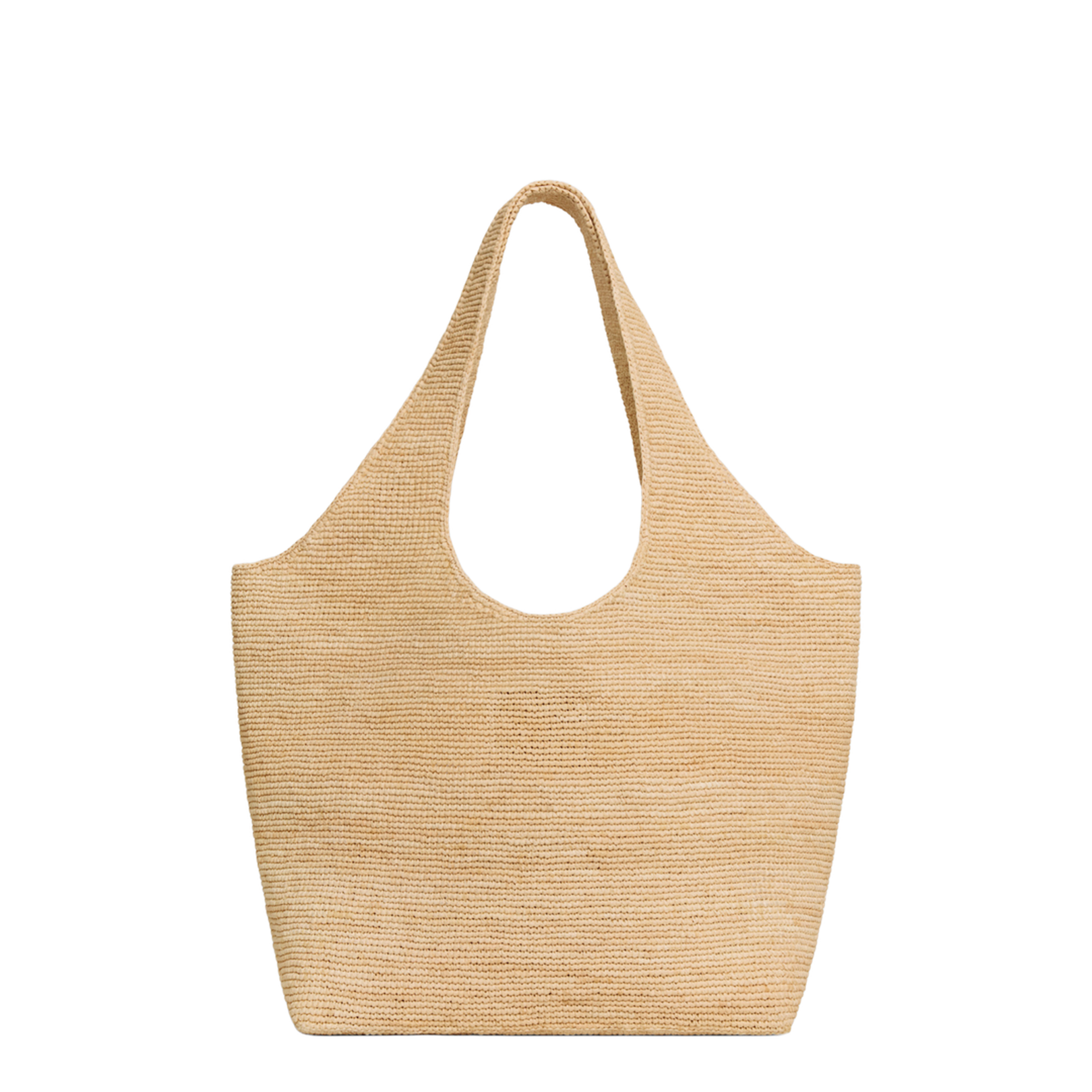 Classic Panier Shopper Cabas in Raffia