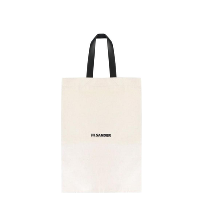 White Logo Tote Bag