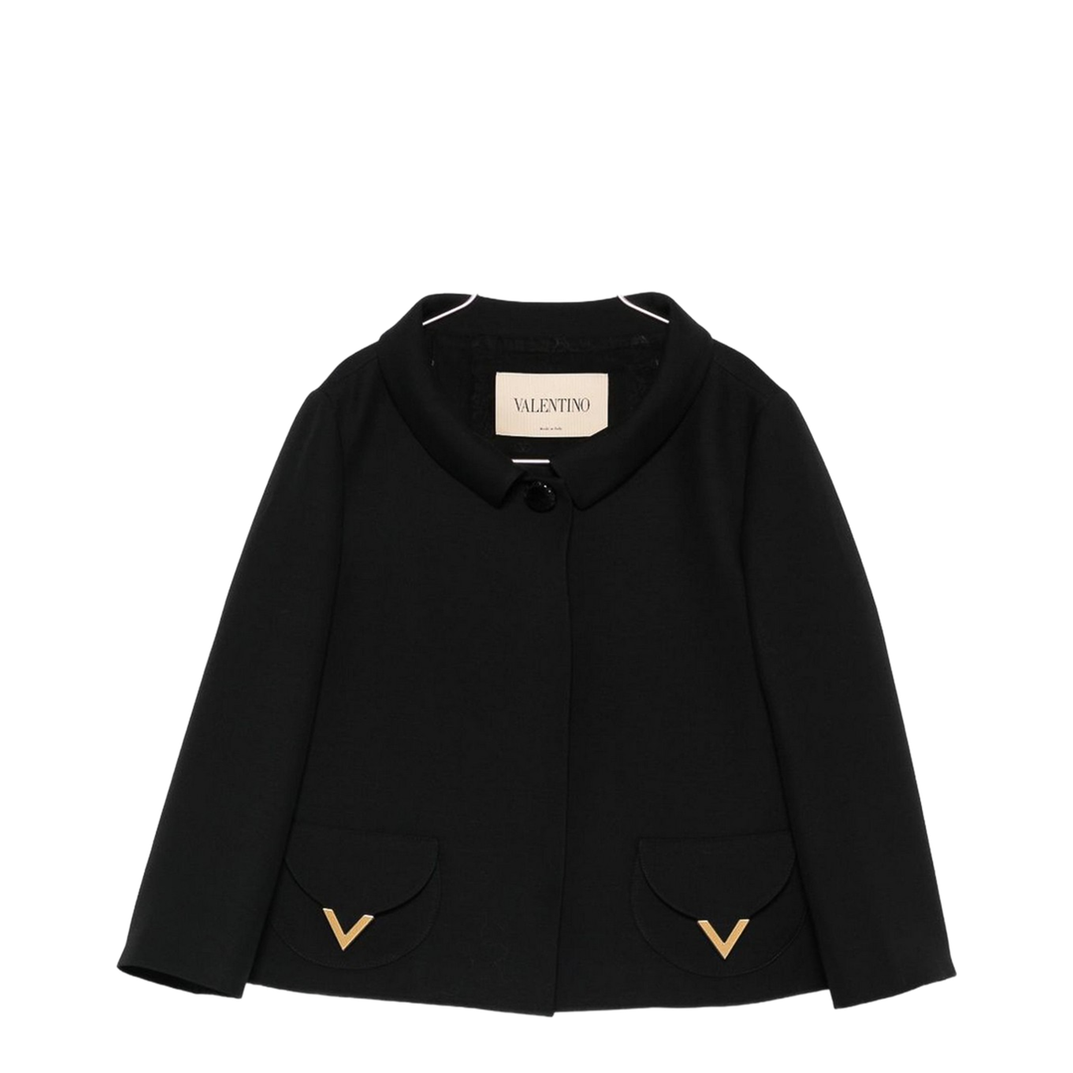 Vlogo Signature Wool And Silk Jacket