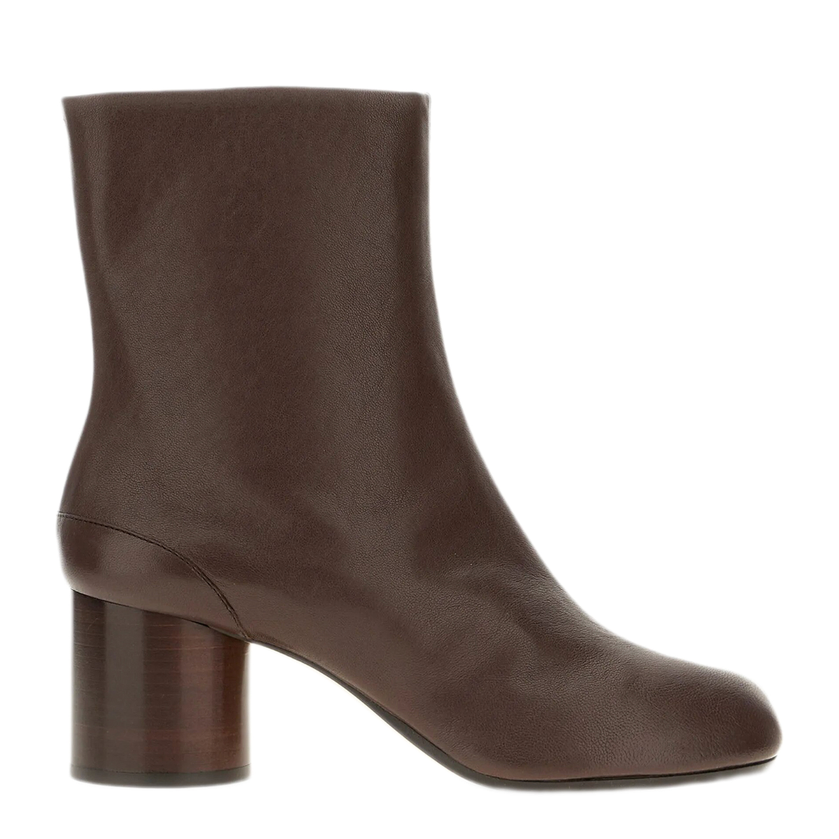 Mocha Brown Tabi Ankle Boots