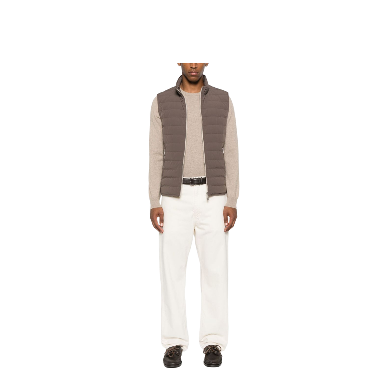 Quilted Jacket Brown