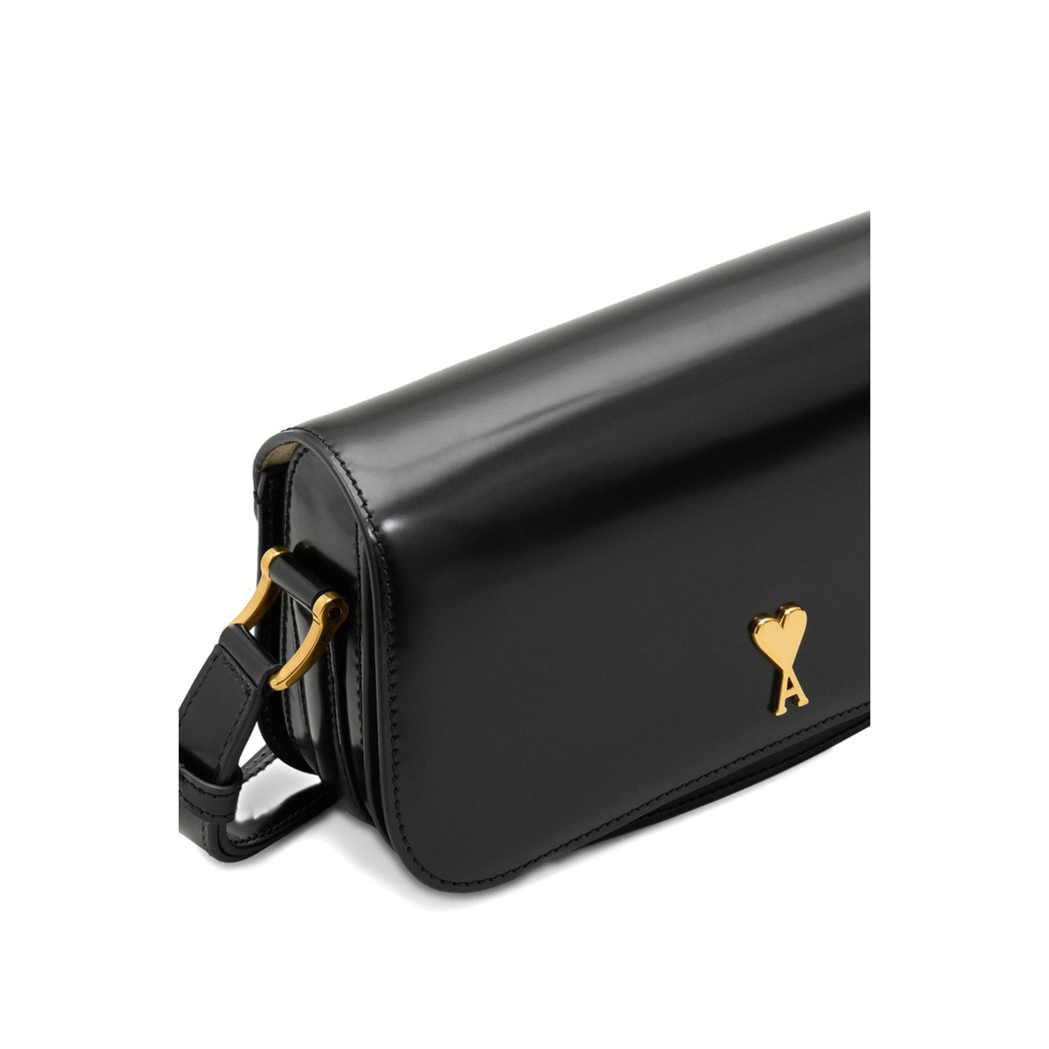 Paris Paris Cow Leather Shoulder Bag - Black