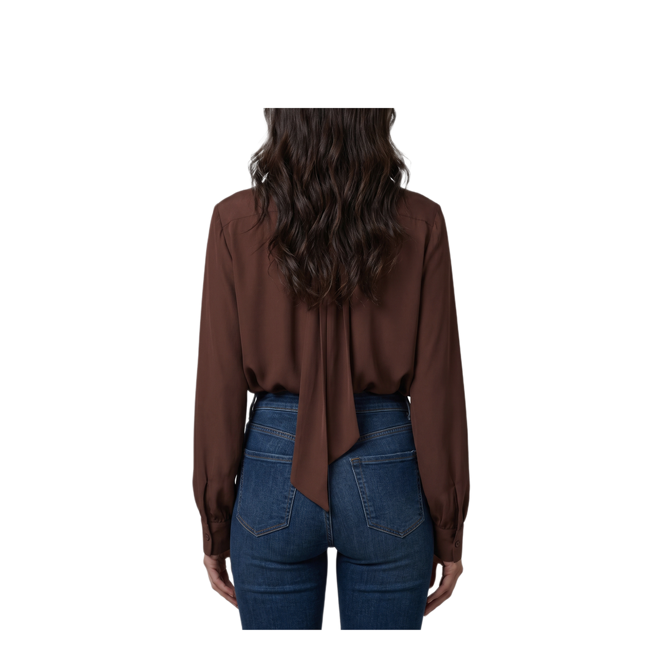 MAYFEYR - Federica Tosi - Silk Blend Shirt With Bow - 3110730469