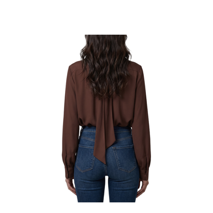 MAYFEYR - Federica Tosi - Silk Blend Shirt With Bow - 3110730469