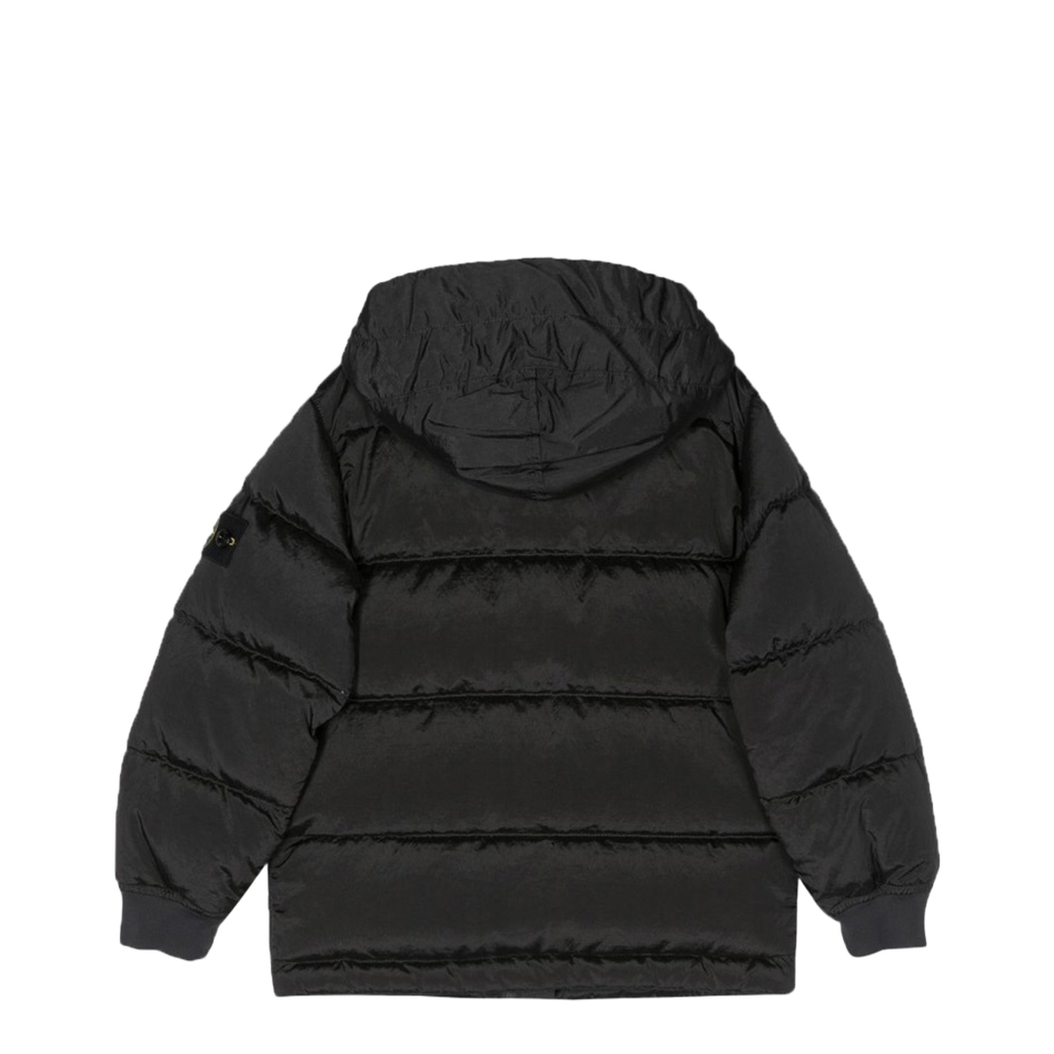 Down Jacket Blouson Side Logo Patch