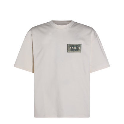 Bandana Ivory Cotton T-Shirt