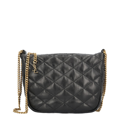 June Mini Lambskin Belt Bag - Black