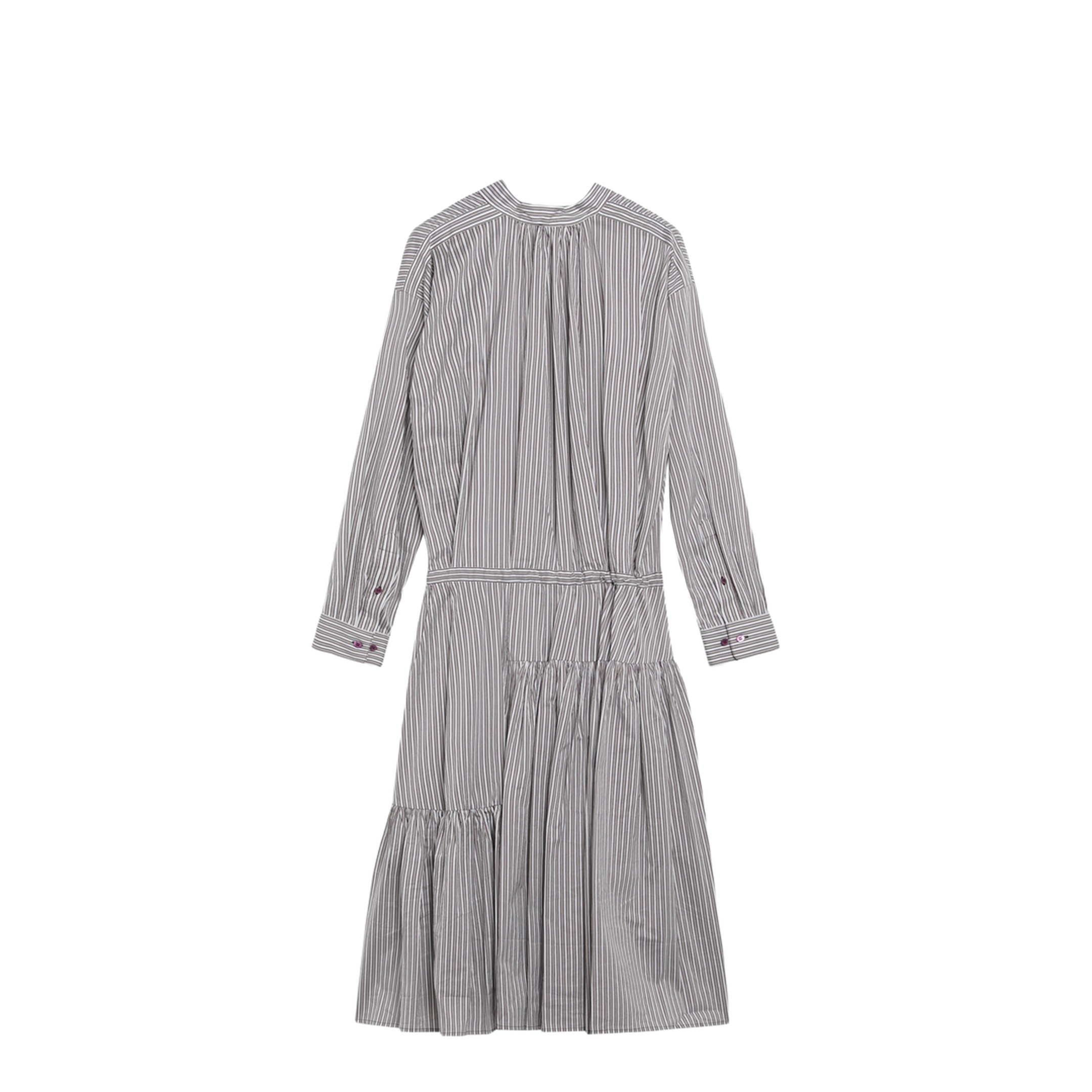 MAYFEYR - Dries Van Noten - Striped Shirt Dress In Cotton And Silk - 110503132703