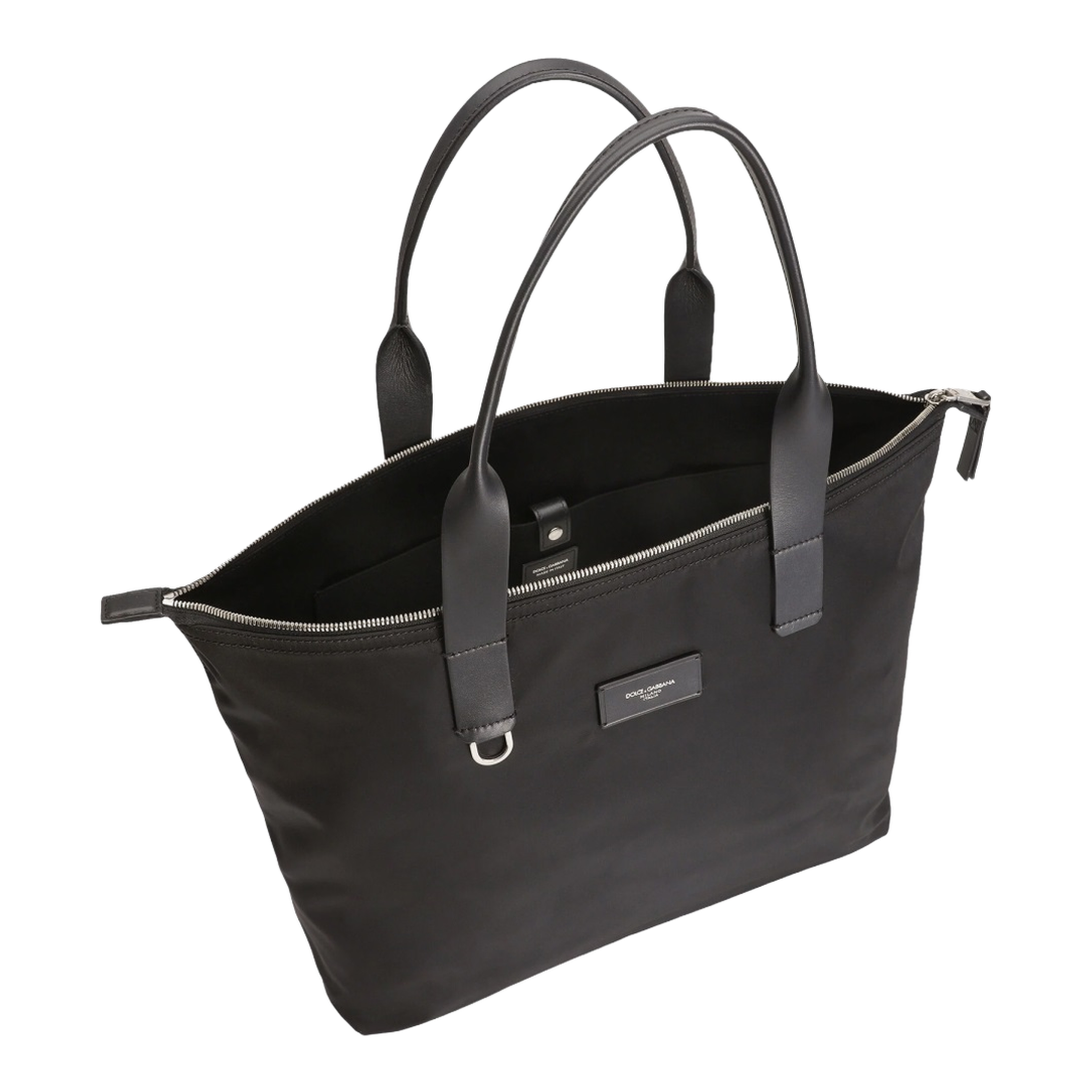 Adamo Large Polyamide Tote - Black