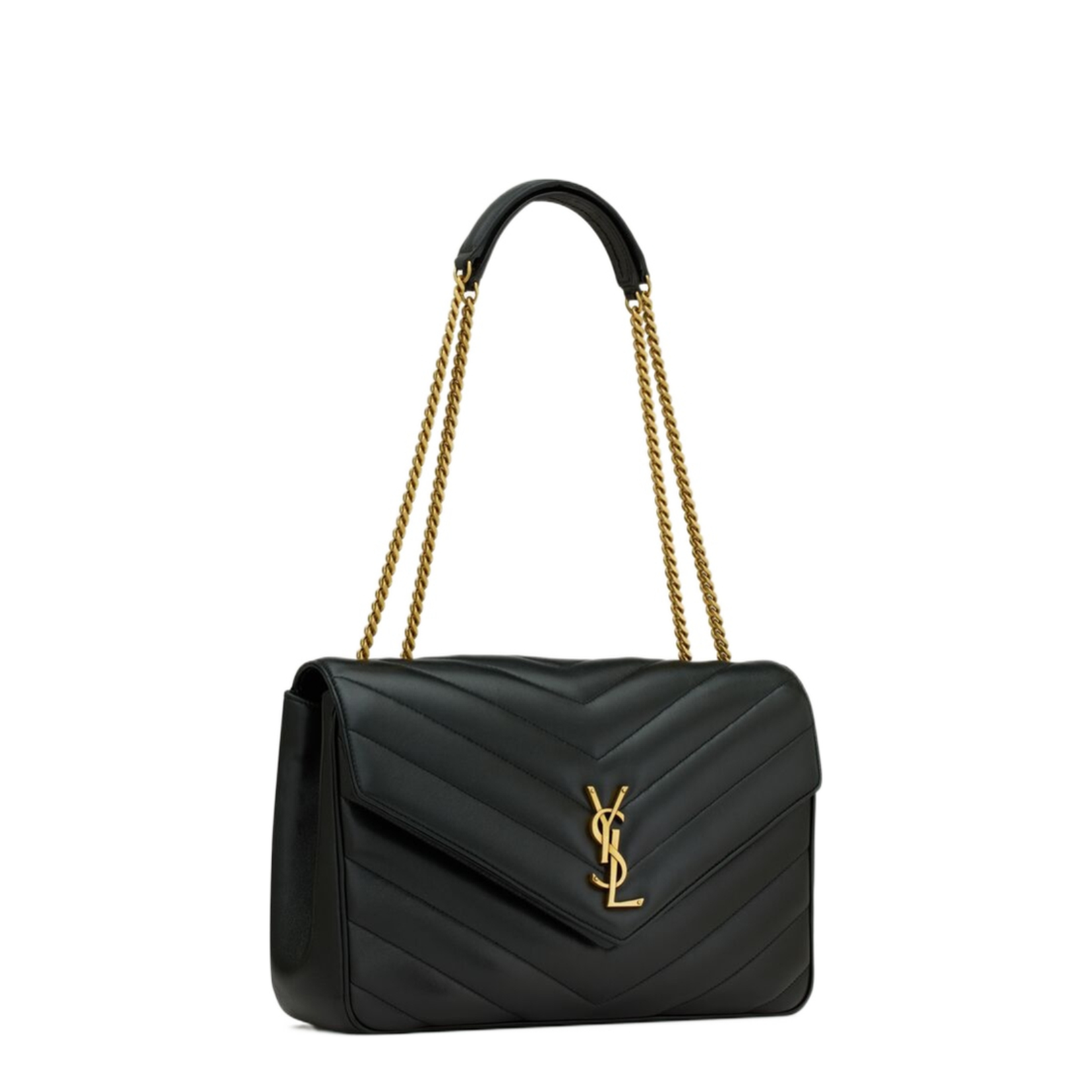 LOULOU Large in Matelassé Lambskin