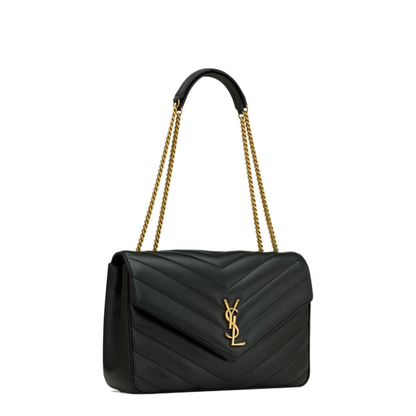 LOULOU Large in Matelassé Lambskin