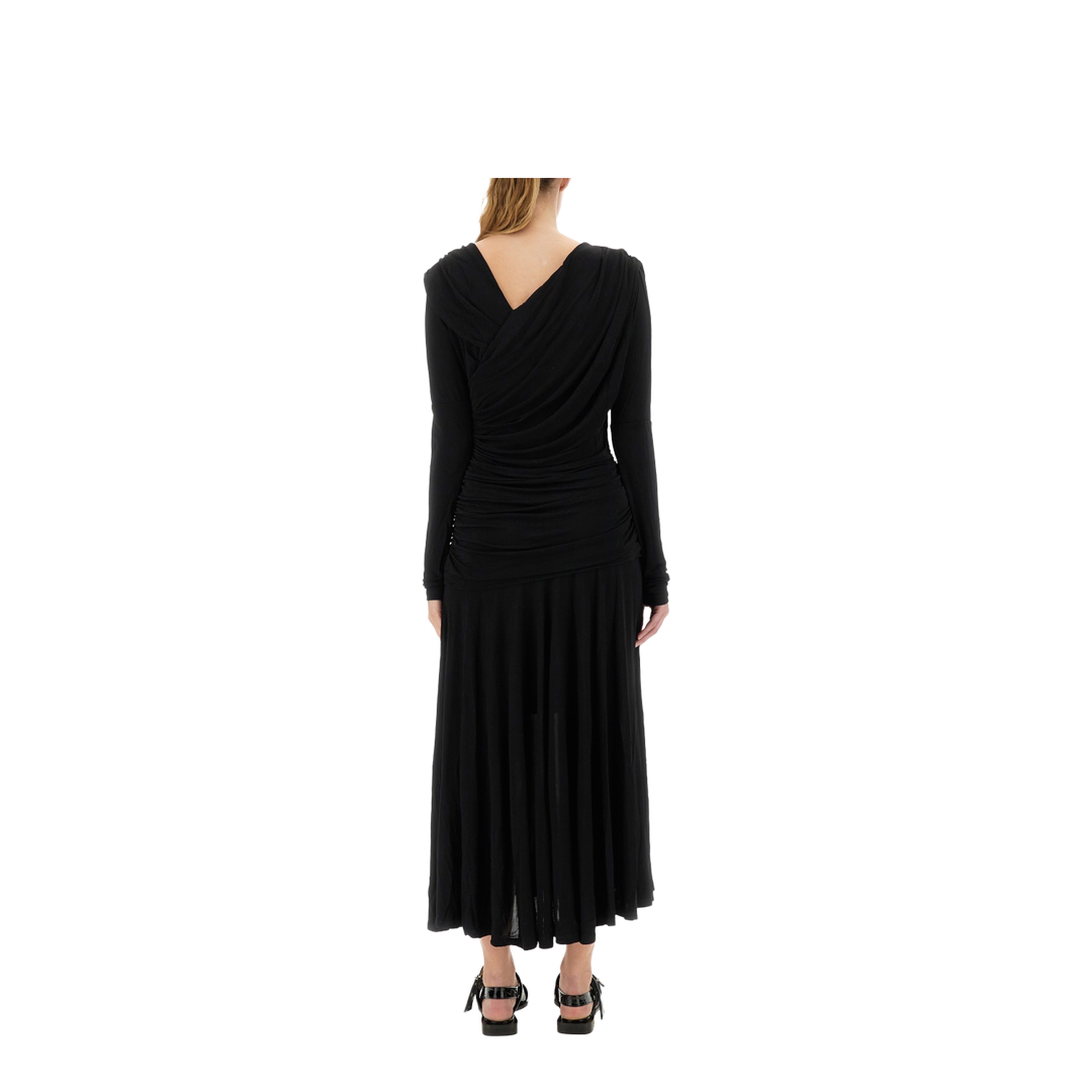Gathered Midi Dress
