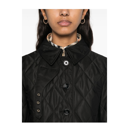 Quilted Jacket In Black
