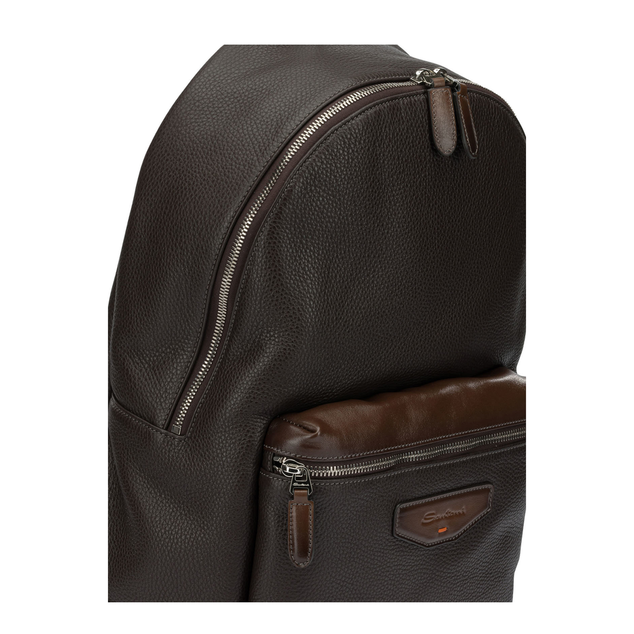 MAYFEYR - Santoni - Casual Leather Backpack - UIBBA3131TRAPMNT50T50
