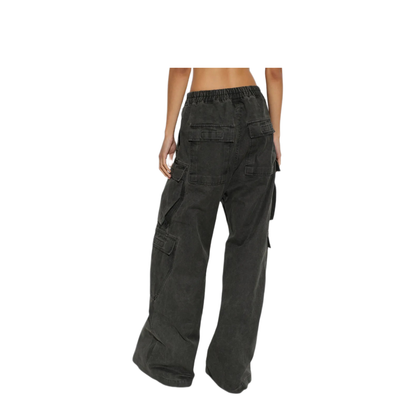 MAYFEYR - Rick Owens - Wide Leg Cargo Trousers - DS02F6324CVG148