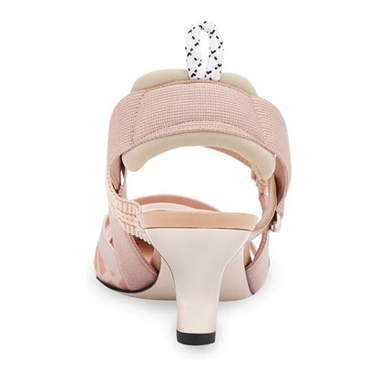 MAYFEYR - Fendi - Colibrì Leather And Mesh Slingbacks - 8J6716A8UG