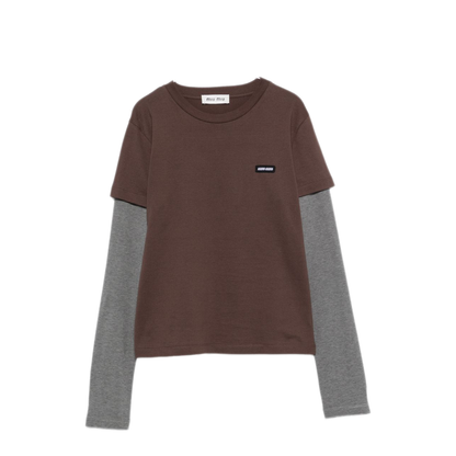 MAYFEYR - Miu Miu - Sweaters Brown - MJLA7417ORF03YR