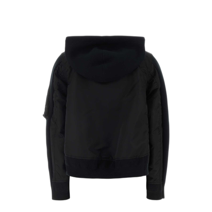 MAYFEYR - Sacai - Sponge Sweat X Nylon Twill Hoodie - 2608496001
