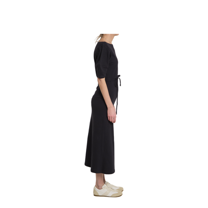 Cotton And Linen Midi Dress