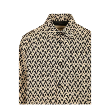Jacquard Cotton Blend Jacket