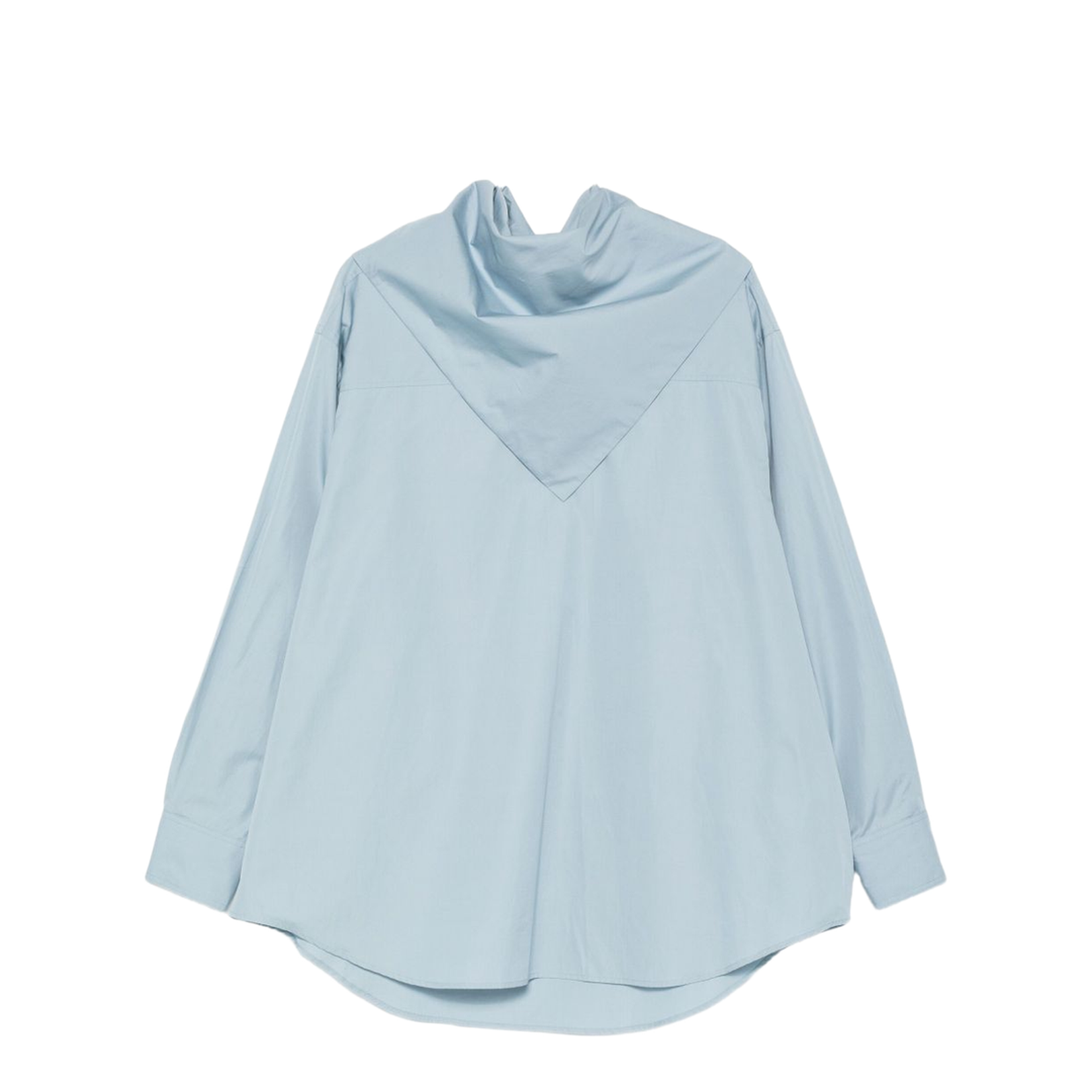 Sky Blue Cotton Oversized Shirt